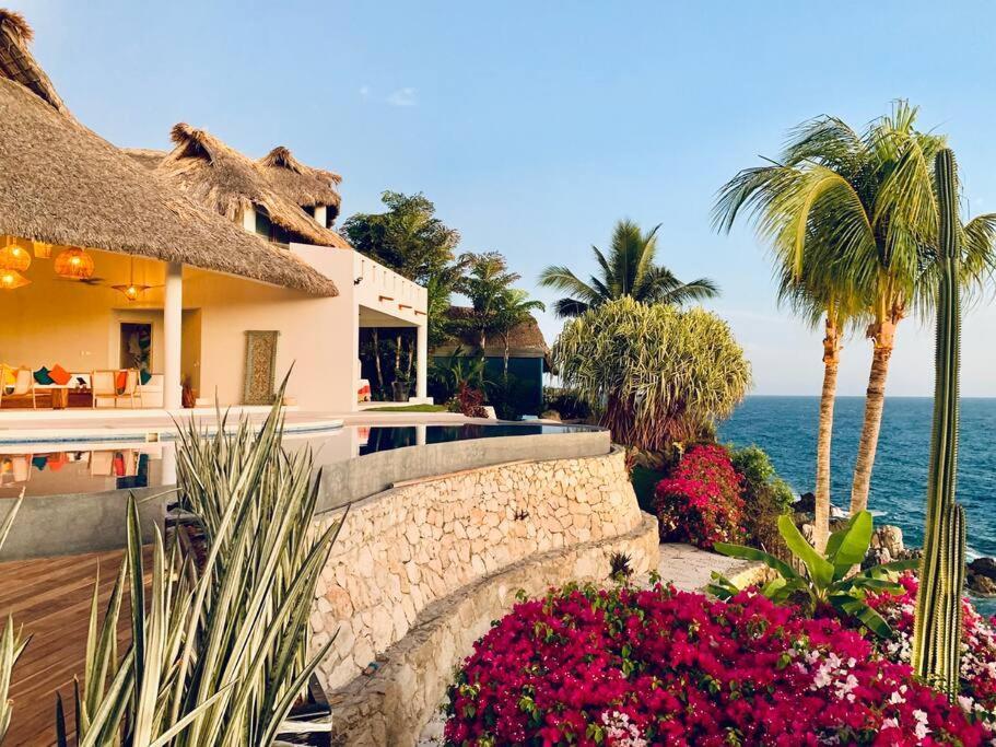 La Gema Escondida Villa Puerto Escondido  Bagian luar foto