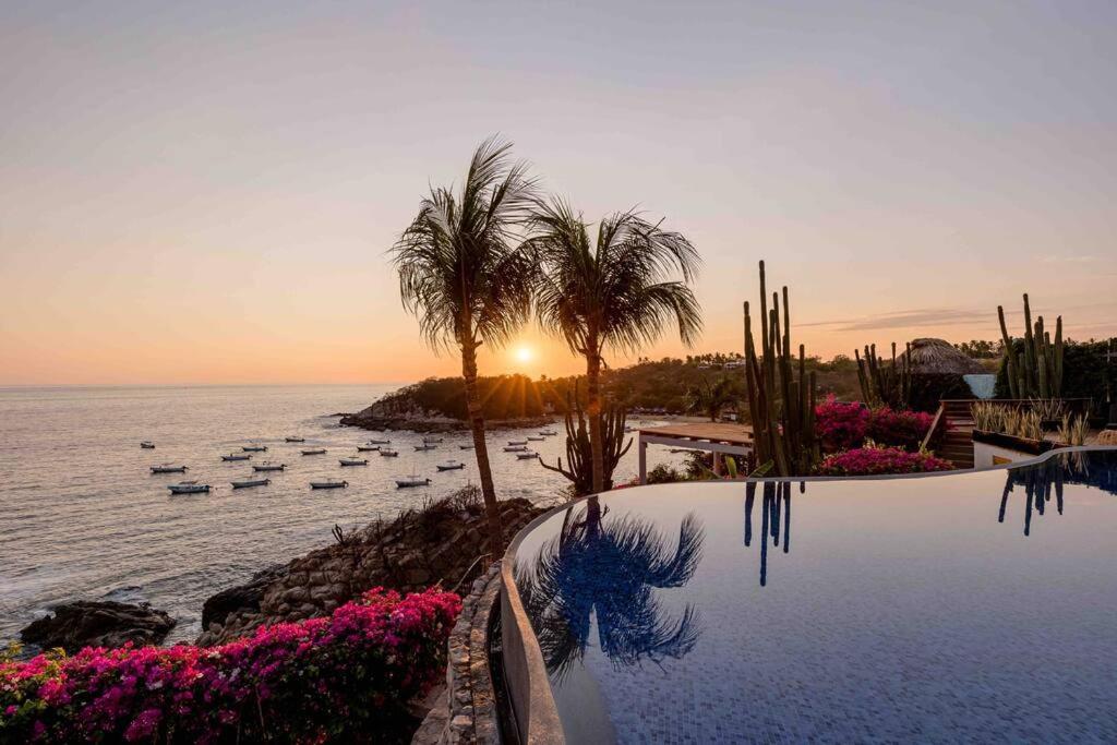 La Gema Escondida Villa Puerto Escondido  Bagian luar foto